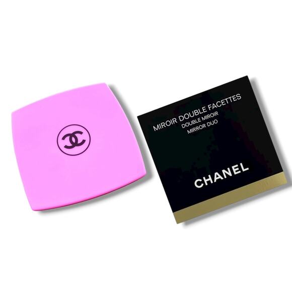 Chanel Purple Double Factette Compact Mirror - New in Box - Picture 1 of 3